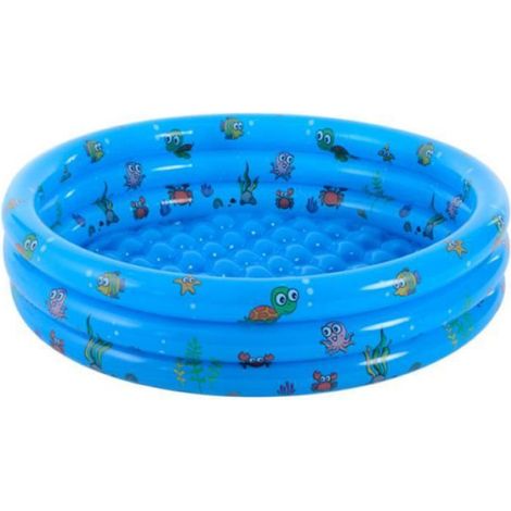 Piscine Gonflable - PVC - 95 cm Diamètre Extérieur - 38 cm Hauteur - Pour Enfants À Partir De 3 Ans - 1 Pièce (1/2)