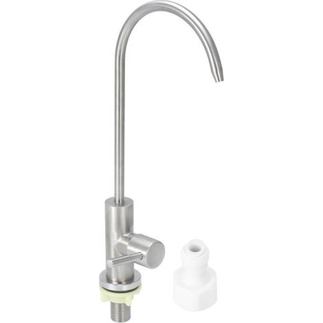 Robinet de cuisine avec filtre à eau, filetage G1/2 po, sans plomb, pour systèmes de filtration par osmose inverse (tuyau en col de (1/4)