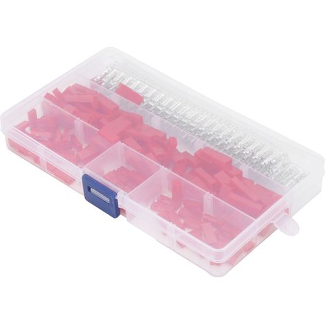 Kit de connexion électrique SYP avec connecteurs mâles/femelles isolés KJ030033, boîtier rouge (1/5)