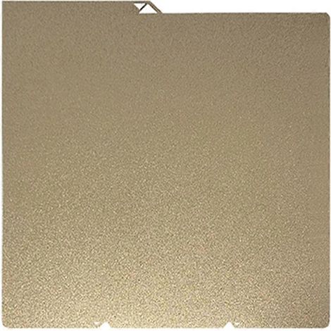 Plateau de construction pour S1C S1 Combo, pièces détachées : tôle d'acier à ressort 264 x 276 mm, plateau chauffant texturé PEI lisse (1/5)