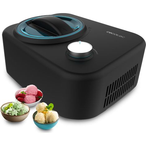 Frigo avec Compresseur 0,8 L 800. 100 W, Machine à glace, Commande manuelle, Bol amovible en aluminium, Crème glacée en 60 minutes, Fonctionnement automatique (1/5)