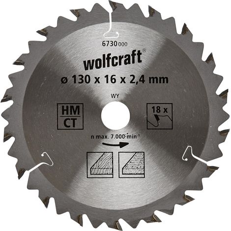 Hoja para sierra circular de 140 mm, 18 dientes, acero – 6731000 (1/5)