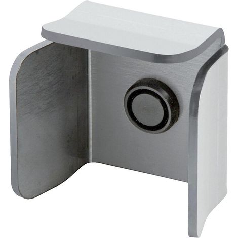 Butoir haut avec amortisseur caoutchouc – Acier zingué – Platine à souder 60x69mm – Pour portail coulissant standard – Communello