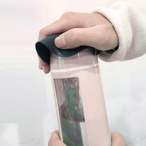 Lot de 4 pinces à bocaux en silicone pour mains faibles, ouvre-bocaux multifonctionnels, noir et blanc (1/4)