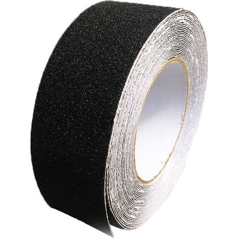 Ruban adhésif antidérapant pour escalier, Lefou intérieur/extérieur, 25 mm x 5 m, antidérapant, étanche, haute traction, meilleure prise en main, ruban de marquage, noir,1 pcs Lefou (1/5)