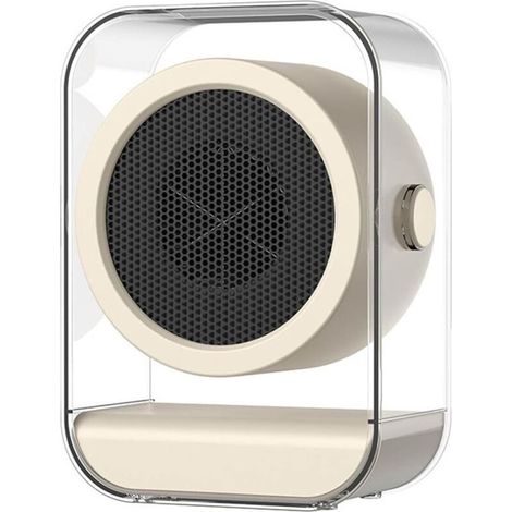 Réchauffeur De Pièce Électrique À Faible Décibel Augmentation Immédiate La Température Conception D'économie D'énergie Solution Chauffage Domestique Pour Chauffage Rapide La Maison-Blanc cassé (1/5)