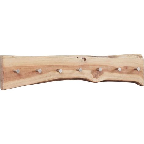 Portemanteau mural 70x5 Acacia laqué Bois naturel PURE ACACIA 712 (1/3)