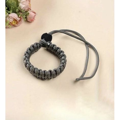 Dragonne de sécurité flexible pour le poignet – Cordon antichute pour laisse de chien – Bracelet en paracorde – Sécurité accrue en cas de réaction de surprise (1/3)