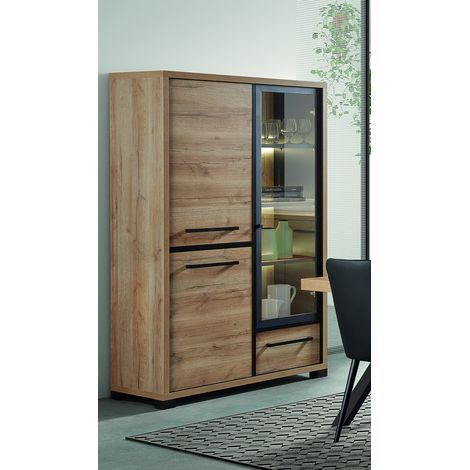 Vaisselier/argentier contemporain chêne arizona Rocco (1/5)