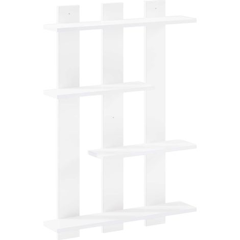 Scaffale da parete Bianco 61 x 13,5 x 88 cm vidaXL