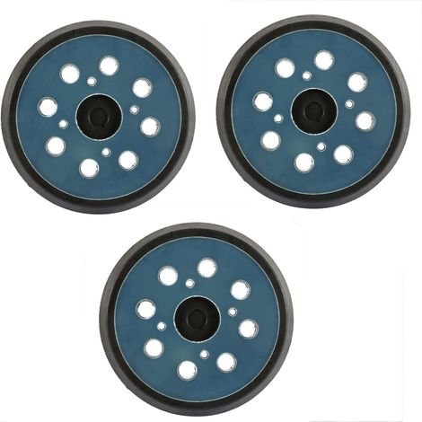 3er Schleifpad 125mm 8-Loch Klettverschluss für Hochgeschwindigkeits-Exzenterschleifer
