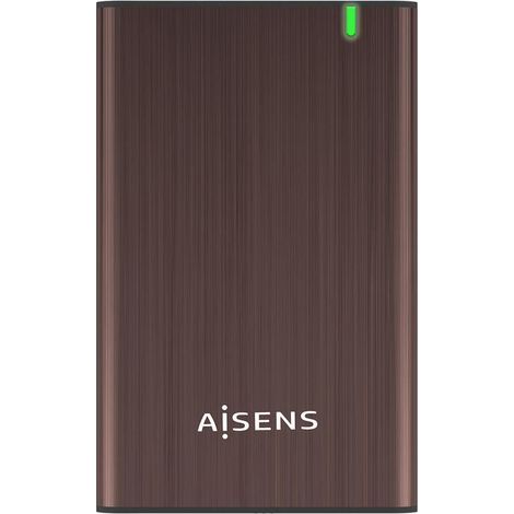 Funda Disco Duro Aisens ASE-2525BWN Marrón 2,5 (1/4)
