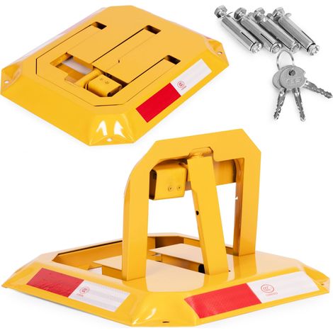 Antivol de stationnement pliable à clé, 30 cm, réfléchissant (1/5)