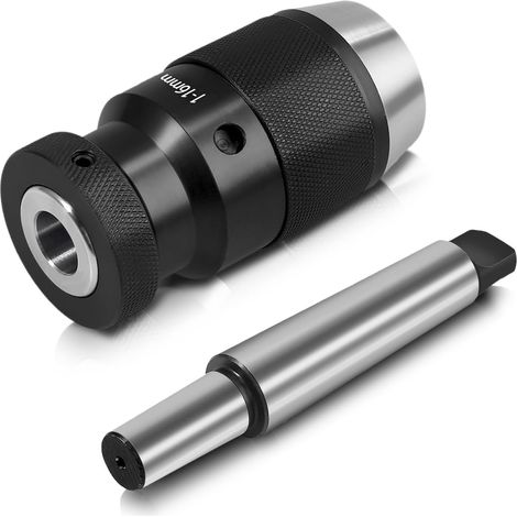 Superpräzises, selbstspannendes 1–16 mm Schnellspann-Drehbohrfutter MT2 – B16-Aufnahme für MK2-Drehmaschine
