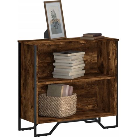 Bücherregal Räuchereiche 80x31x74,5 cm Holzwerkstoff