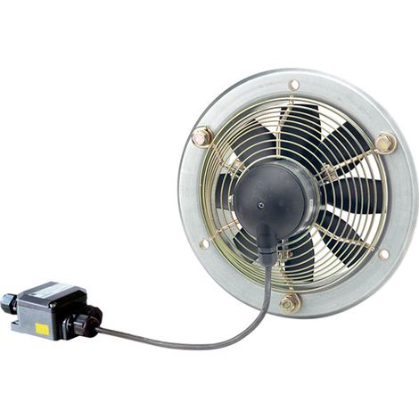 Axial-Wandventilator EZS 20/4-E Ex t Stahlring, Wechselstr, StaubEx, DN200 von Maico - 0094.0216
