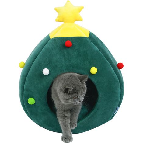 Cama para mascotas, tejido suave, base antideslizante, relleno hipoalergénico, para uso interior/exterior. (1/5)