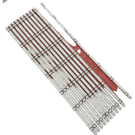 Tiras de retroiluminación LED, 710 mm de longitud, compatibles con modelos Vestel, fuente de luz: bombillas LED, regulables: sí, material: aluminio (1/5)