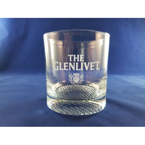 Lot de 2 verres Glenlivet - Tumbler whisky - Modèle Rocks
