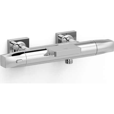 Mitigeur bain-douche thermostatique mural Over‑wall Chromé - TRES 19017415 (1/2)