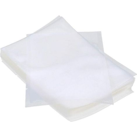 Sacs sous vide 15 x 25 cm, lot de 100, pour machine à vide - Sacs sous vide gaufrés pour la conservation et la cuisson des aliments, résistants à l'ébullition - VB3204 (1/5)