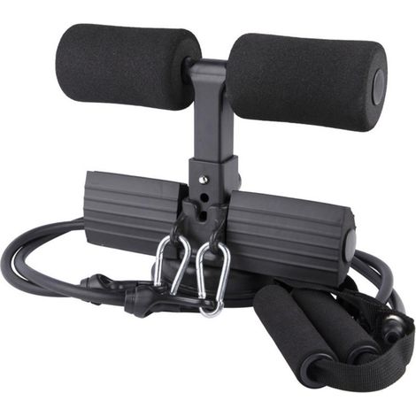 1 Barre de redressement, réglable, auto-ventouse, avec élastique, pour exercice abdominal à domicile (1/5)