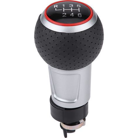 Rotule de levier de vitesses pour boîte manuelle 6 rapports (rouge) compatible avec Audi A4 S4 B8 8K A5 8T Q5 8R S Line 2007-2015 (1/5)