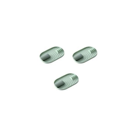 Set mit 3 faltbaren Küchenaccessoires, Deckel und Utensilienhalter, grün (1/5)
