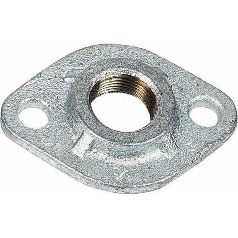 10Pcs 1/2" Bride de Plancher, Bride Filetée Brides de Tuyauterie Fonte Noir Raccord Fileté 3 Trous pour Industrielle, Meubles et Bricolage Decor, Montage Support Mural Vintage - BSP