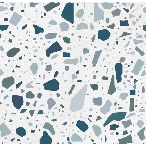 Eiffel Art Construction – Carrelage sol mural en grès cérame 18,6x18,6 cm – Multicolore terrazzo – Finition mate – Boîte de 0,45 m² (1/5)