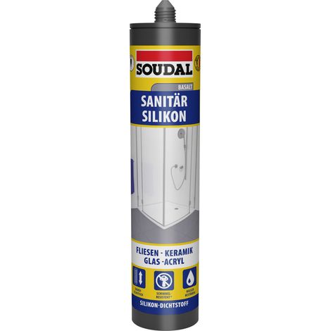 Soudal Sanitär-Silikon basalt 300 ml Dichtmaterialien