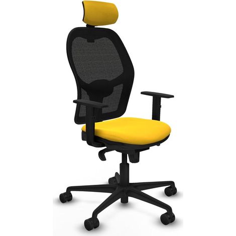 Piqueras-y-crespo Jorquera Ergonomischer Bürostuhl in Gelb