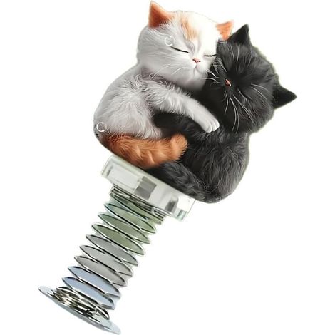 Chats Bobblehead Ornements Secouant Chat Décorations De Tableau De Bord De Voiture Décors Intérieurs De Voiture Ornement De Chat Dansant Décoration De La Maison Shaking Cats Bobblehead Décors De De (1/5)