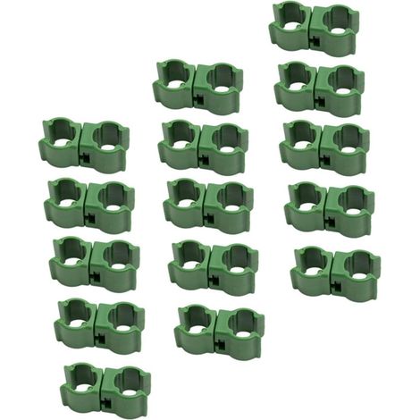 50pièces Connecteur De Treillis pour Plantes Grimpantes Boucle Rotin pour Fleurs Clip De Fixation pour Treillis Support De Vigne Rotatif Connecteur De Jardin pour Plantes (1/5)