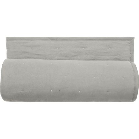 Couvre lit matelassé microfibre lavée "Céleste" toutes dimensions Vent du sud - Céleste Nacre - 240 x 260 cm pour lit "King Size" - Céleste Nacre -