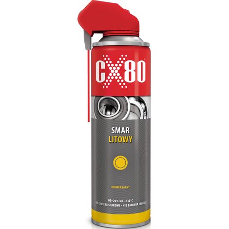 Graisse au lithium CX80 en spray 500 ml - graisse de qualité supérieure pour conditions difficiles