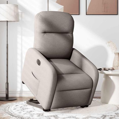 Maison Exclusive - Relaxsessel mit Aufstehhilfe Elektrisch Taupe
