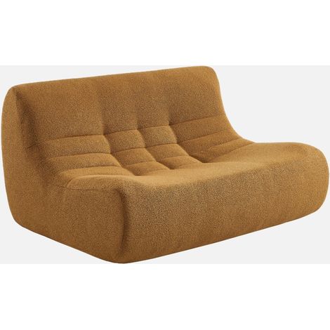 Poltrona bouclé testurizzata, 2 posti