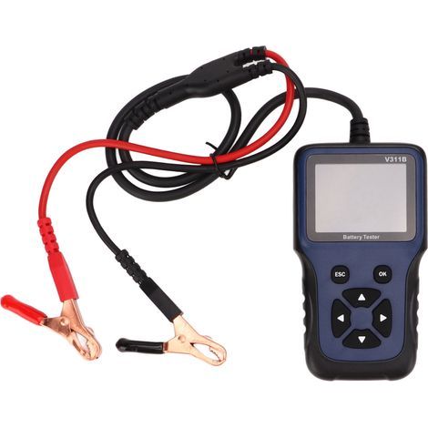 Probador de baterías de coche V311b de 12 V, probador de carga automático, herramienta de prueba y diagnóstico de carga para vehículos. (1/5)