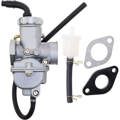 PZ20 Carburateur 20mm avec Fuel Filter Gaskets Remplacement pour CRF50F XL75 CRF80F XR50R TaoTao 110 ATV Dirt Bike Chinois (1/5)