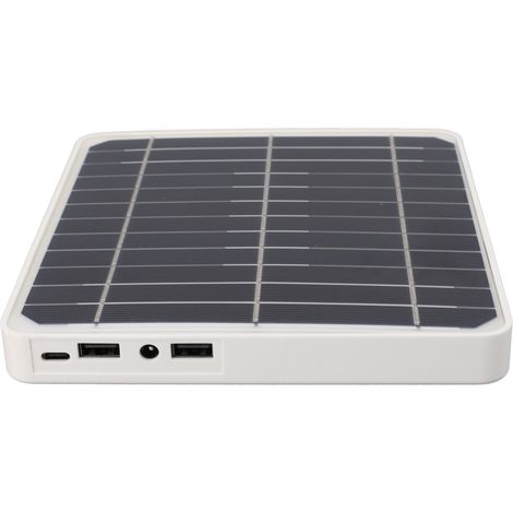 20-W-Solarpanel mit USB-C-Gleichstromanschluss, wasserdicht, 5 V, 2 A, tragbar, für Rucksäcke und Fahrräder (1/5)