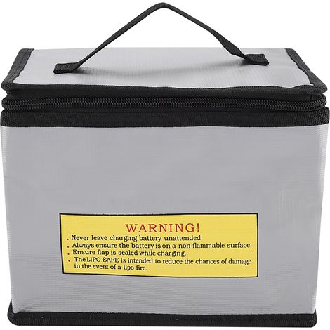 Sac à main portable anti-explosion pour recharge de batterie, sac de sécurité étanche et résistant au feu, protection électrique. (1/5)