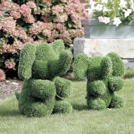 FIGURA DECORATIVA PLUSH ELPHY 35X35X50 CM VERDE NORTENE (1/4)