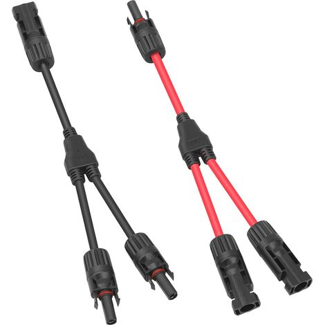 1 Paire Connecteur Solaire, Câble Photovoltaïque Type Y, 30 A, IP67, Pour Installation Panneau (1/5)