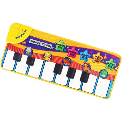 Tapis de jeu musical bébé tapis piano enfant tapis clavier piano sol moquette animaux couverture tapis tactile jouet éveil (1/5)