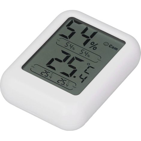 Thermomètre Hygromètre Numérique Magnétique Grand Écran pour Intérieur (1/5)