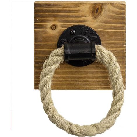 Corde Poignée En Fer Forgé Bouton De Commode Poignées D'Armoire Vintage Poignées Pour Armoires Poignées De Tiroir Anneau D'Armoire Cordons Élastiques Corde Extérieure (1/5)