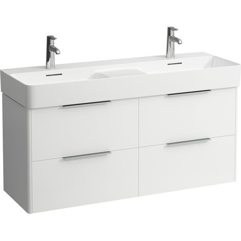 Support de lavabo VAL 520x1180x390mm blanc mat (1/5)
