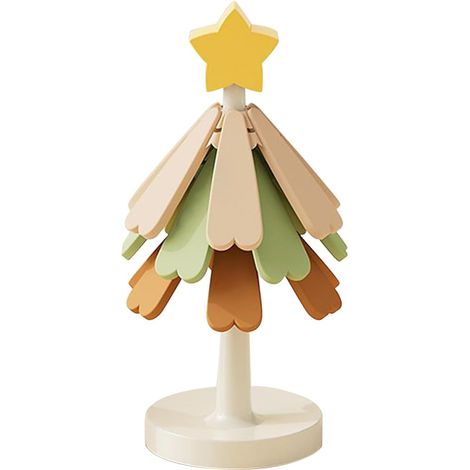 Dessous de plat en forme de sapin de Noël - Isolation en silicone pliable - Trépied esthétique pour comptoir de cuisine, théières, tasses, bols, boissons, ferme (1/5)