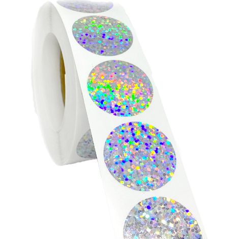 Sticker Cœur - Auto-Adhésif Brillant - Pour Étiquettes Cadeaux Enveloppes DIY Mariage Anniversaire - 500 Pièces (1/5)
